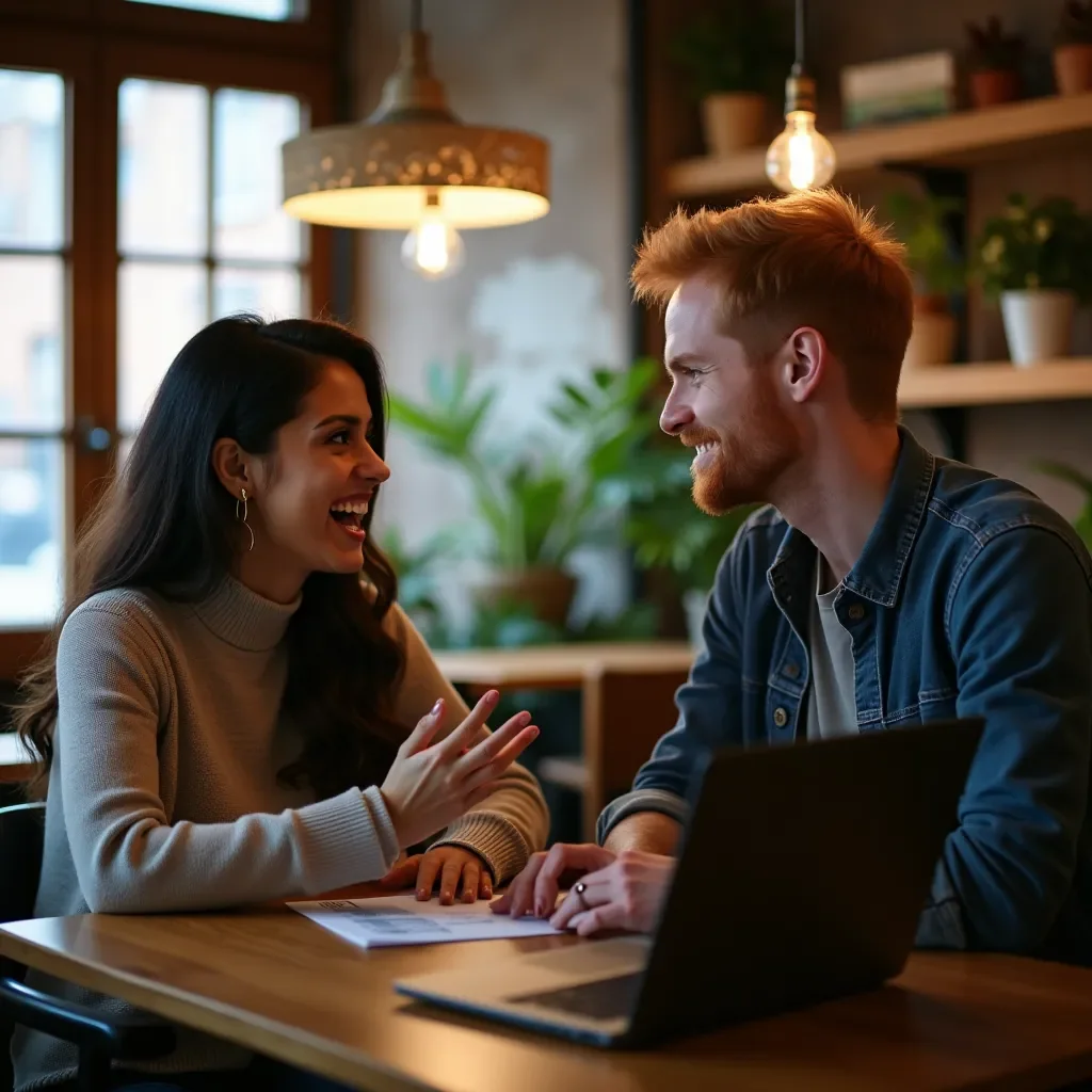 Creative team brainstorming